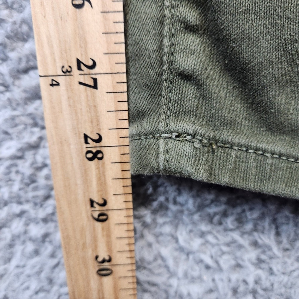 Michael Kors‎ Izzy Skinny Jeans Womens 10 (Fits 33x28.5) Mid Rise Olive green - Picture 4 of 9